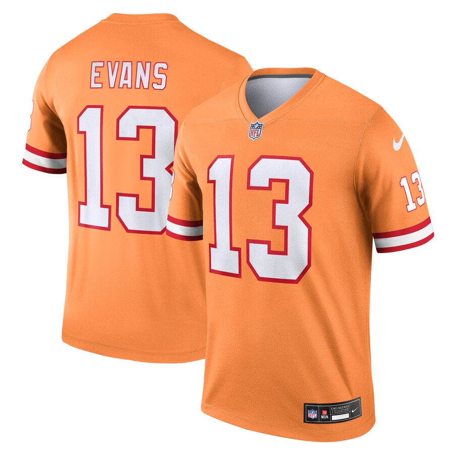Men's Tampa Bay Buccaneers Mike Evans Nike Orange Legend Player Performance Top - U-jersey