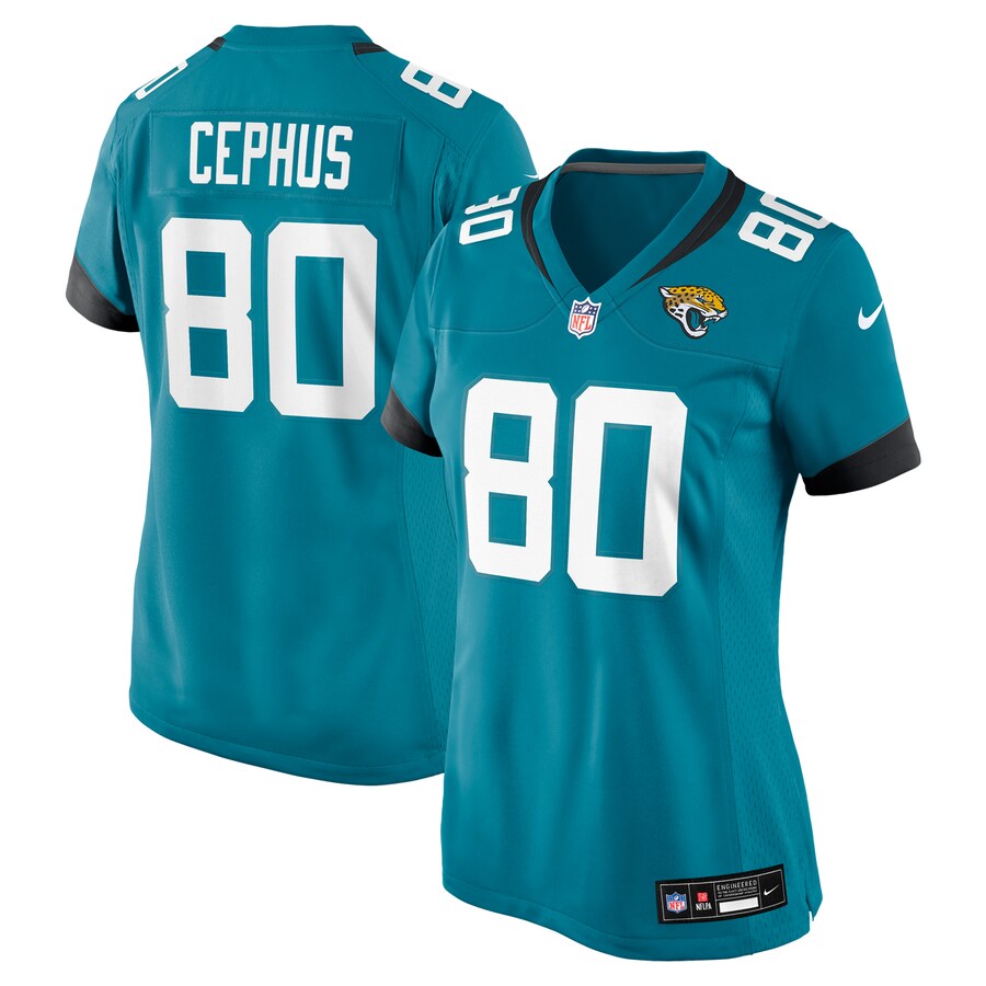 Women's Jacksonville Jaguars Joshua Cephus Nike Teal Team Game Jersey - U-jersey