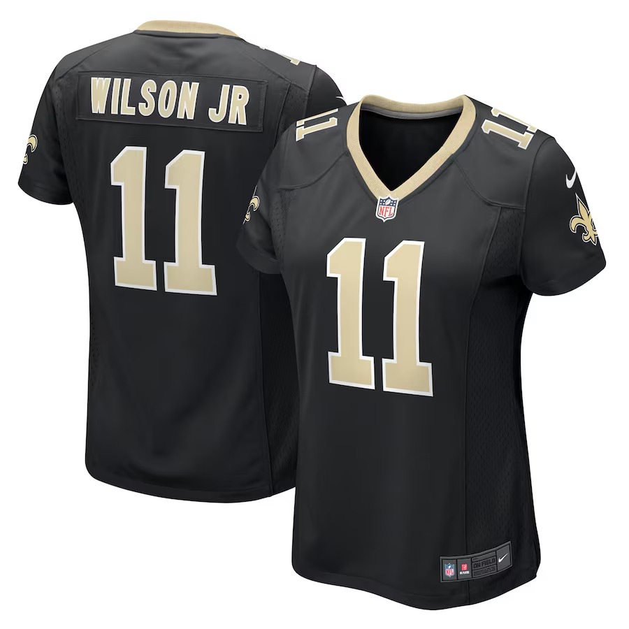 Women's New Orleans Saints Cedrick Wilson Jr. Nike Black Game Jersey - U-jersey