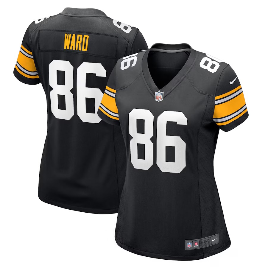 Women's Pittsburgh Steelers Hines Ward Nike Black Retired Player Jersey - U-jersey