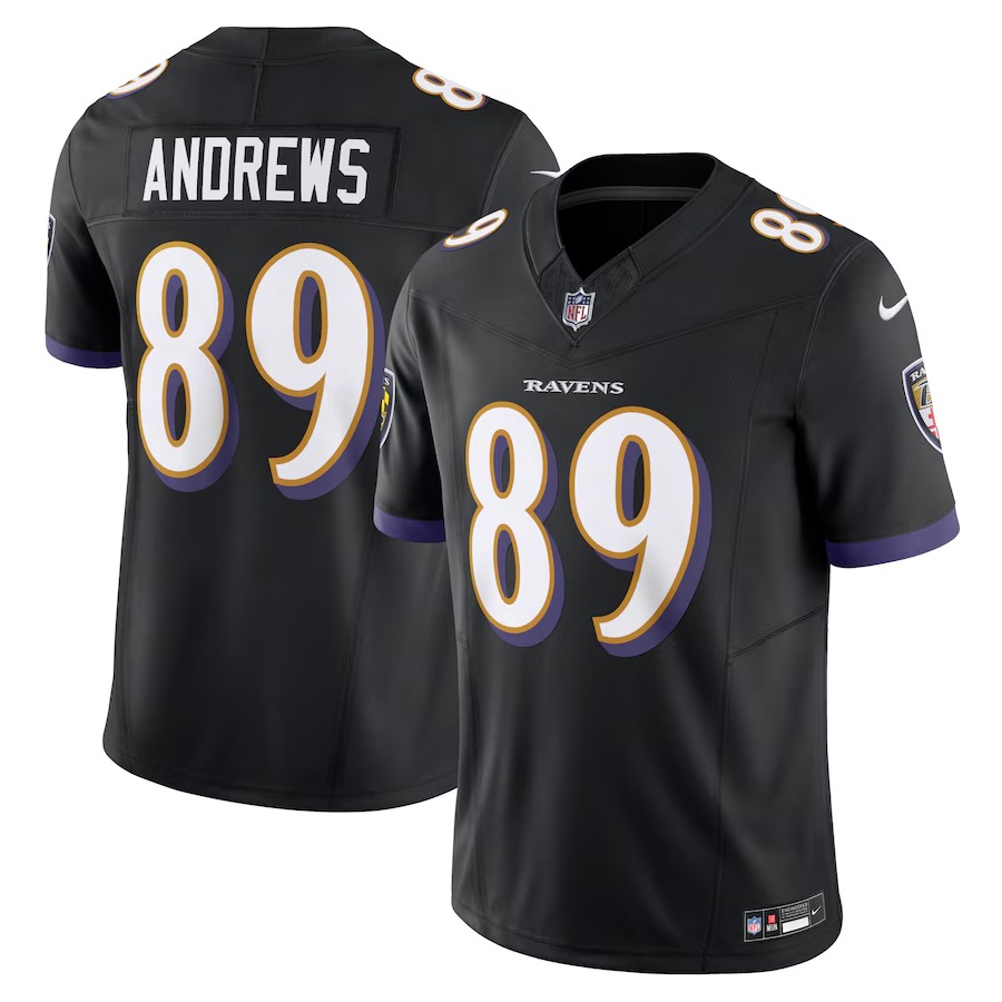 Men's Baltimore Ravens Mark Andrews Nike Black Vapor F.U.S.E. Limited Jersey - U-jersey