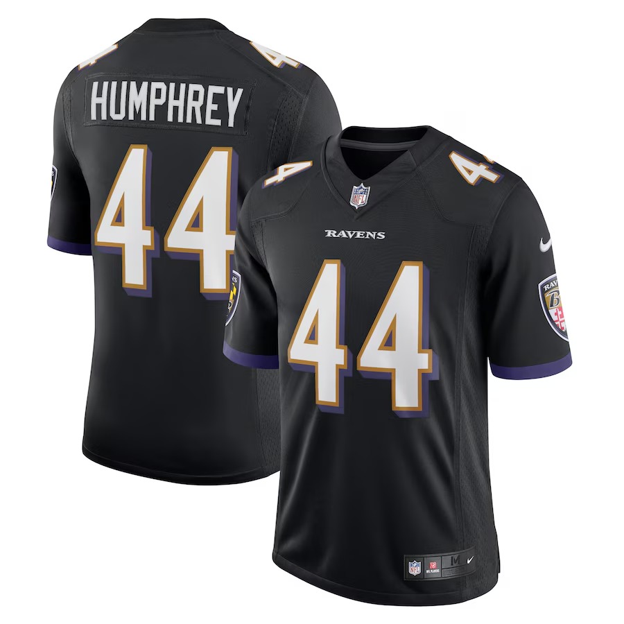 Men's Baltimore Ravens Marlon Humphrey Nike Black Vapor Limited Jersey - U-jersey