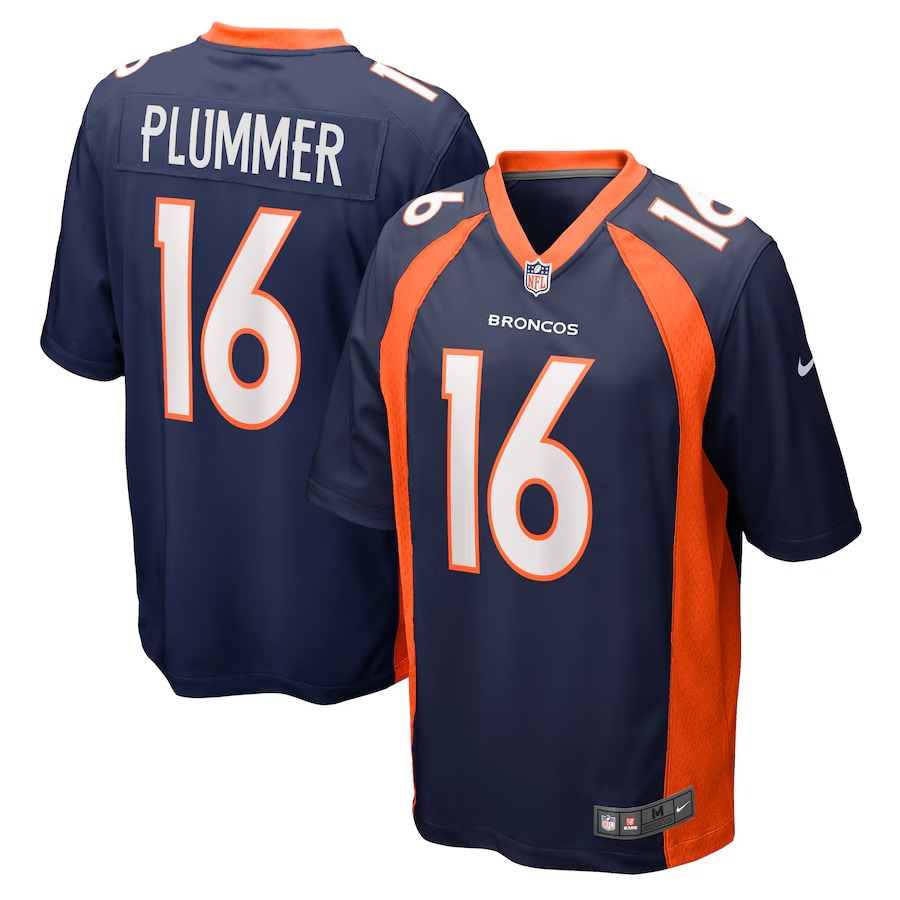 Men's Denver Broncos Jake Plummer Nike Navy Retired Player Jersey - U-jersey