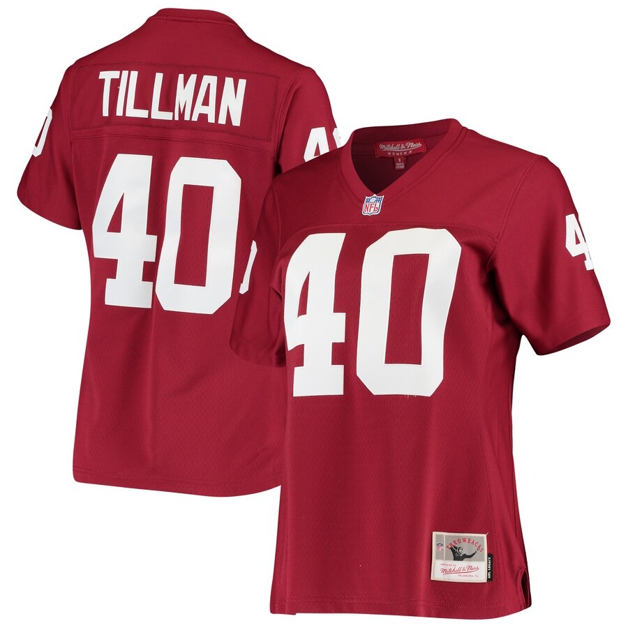 Women's Arizona Cardinals Pat Tillman Mitchell & Ness Cardinal Legacy Replica Team Jersey - U-jersey