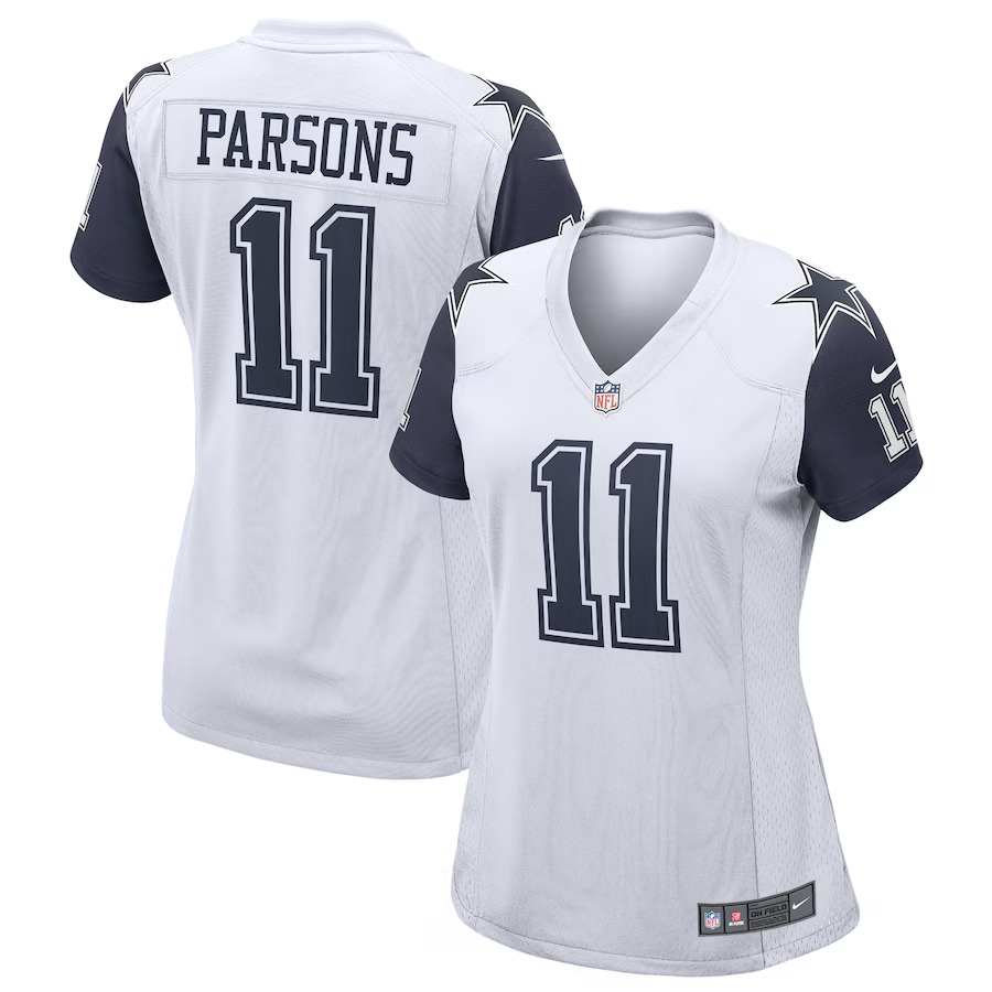 Women's Dallas Cowboys Micah Parsons Nike White Alternate Game Jersey - U-jersey