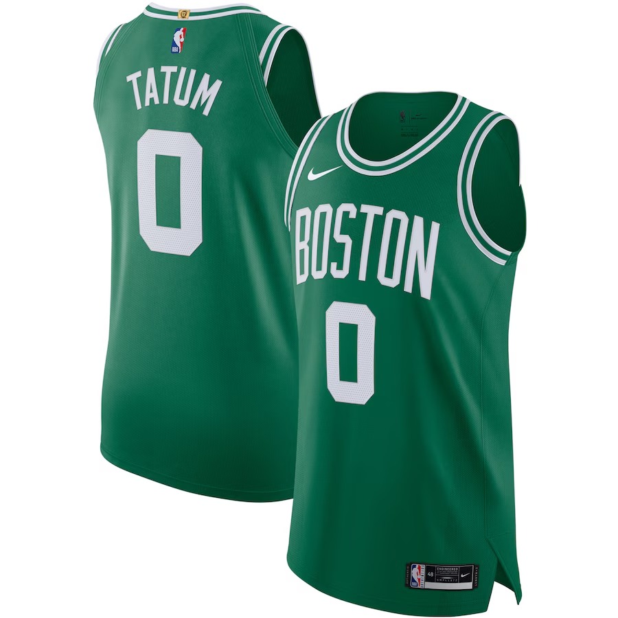 Men's Boston Celtics Jayson Tatum Nike Kelly Green Authentic Jersey - Icon Edition - U-jersey