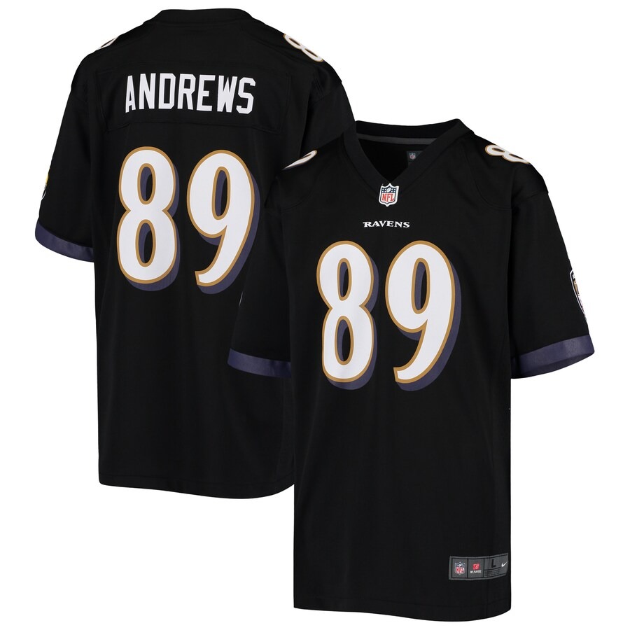 Youth Baltimore Ravens Mark Andrews Nike Black Game Jersey - U-jersey