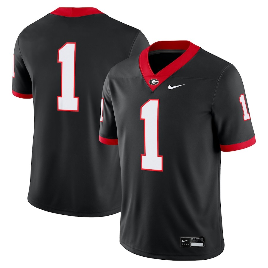 Men's Nike Black Georgia Bulldogs Alternate Game Jersey - U-jersey