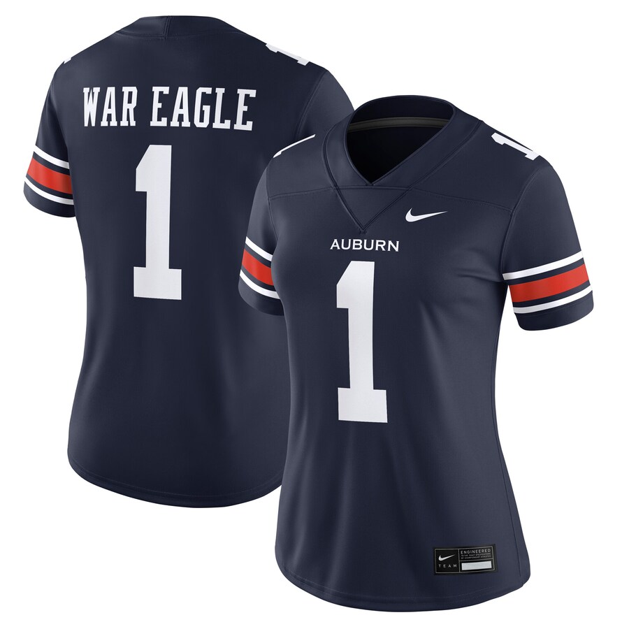 Women's Nike Navy Auburn Tigers Home Football Game Jersey - U-jersey