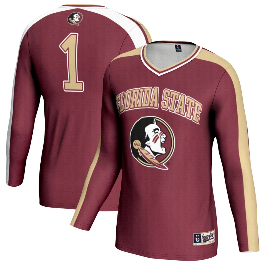 Youth GameDay Greats Garnet Florida State Seminoles Women's Volleyball Lightweight Fashion Jersey - U-jersey