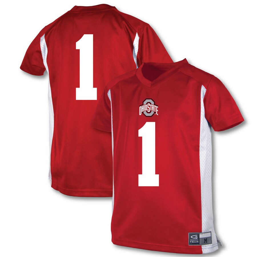 Youth Garb #1 Scarlet Ohio State Buckeyes Football Jersey - U-jersey