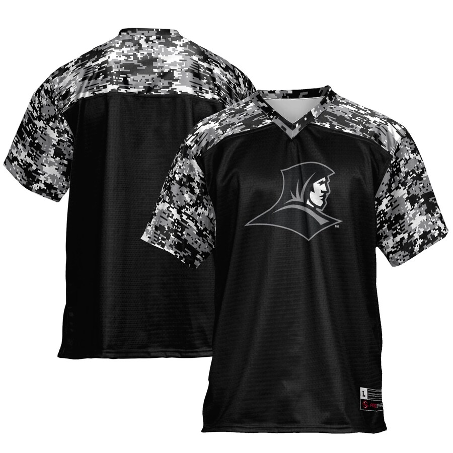 Men's GameDay Greats Black Providence Friars Camo Football Jersey - U-jersey