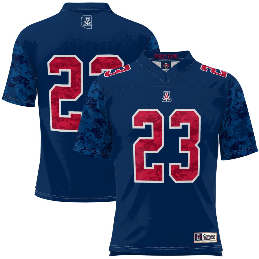 Youth GameDay Greats #23 Navy Arizona Wildcats Military Appreciation Football Jersey - U-jersey