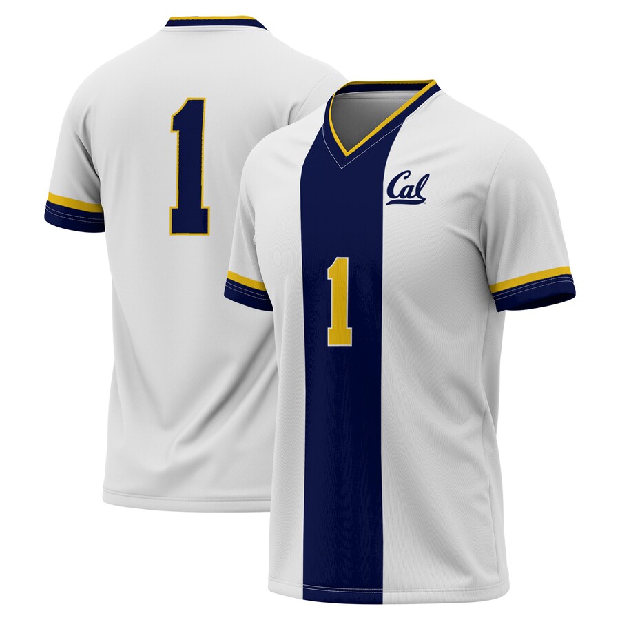 Youth #1 GameDay Greats White Cal Bears Lightweight Soccer Fashion Jersey - U-jersey
