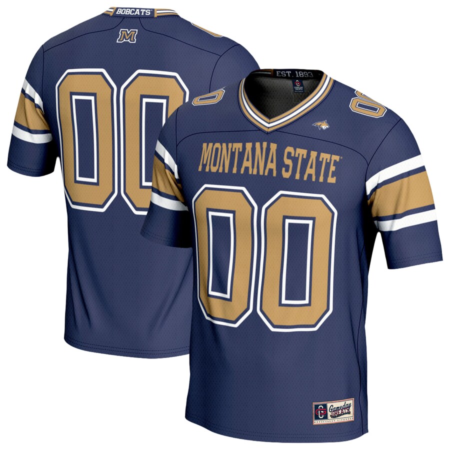 Unisex GameDay Greats  Navy Montana State Bobcats Lightweight Football Fashion Jersey - U-jersey