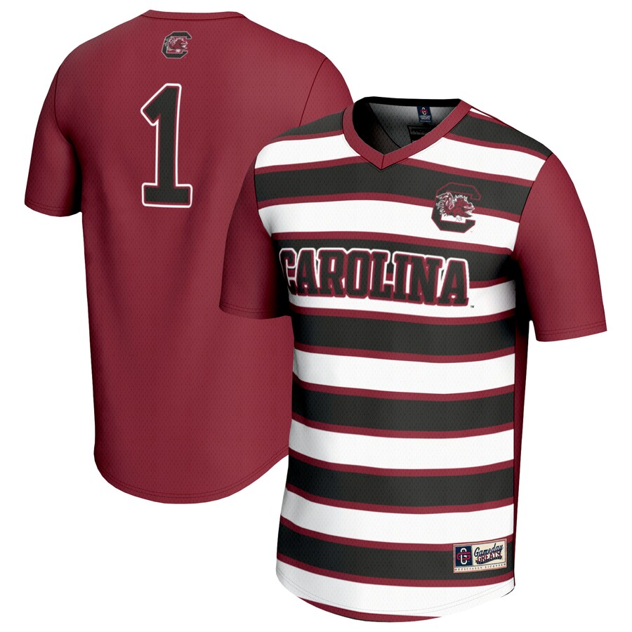 Unisex GameDay Greats #1 Garnet South Carolina Gamecocks Lightweight Soccer Fashion Jersey - U-jersey