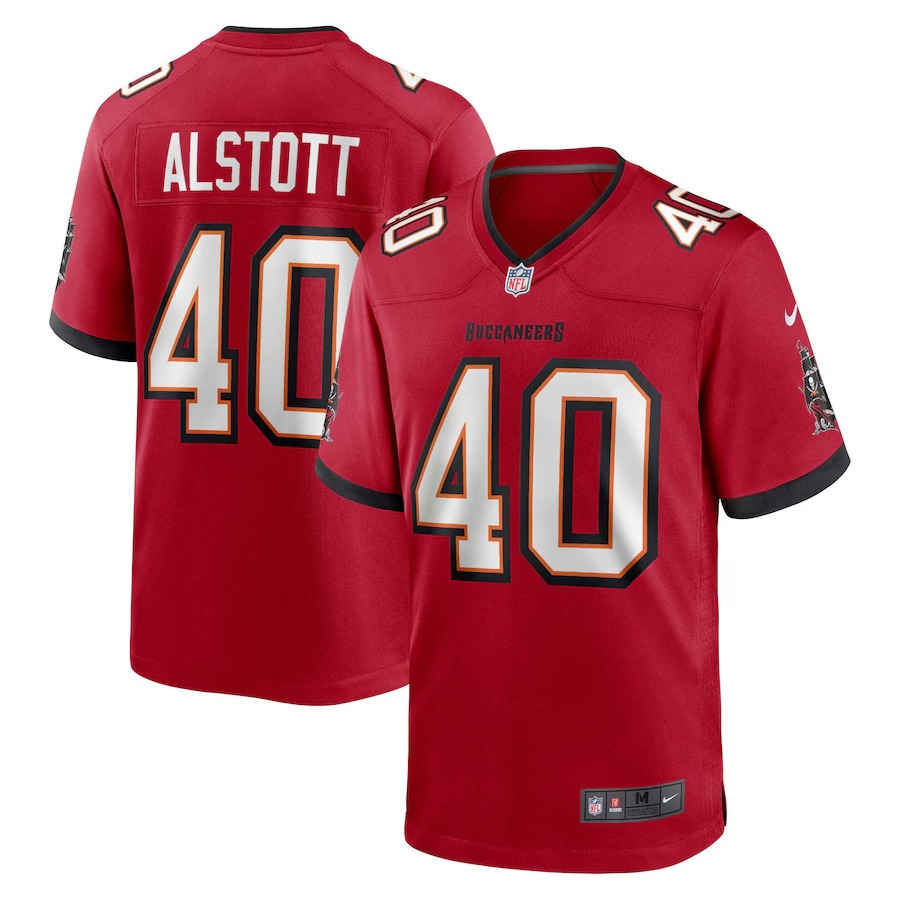 Men's Tampa Bay Buccaneers Mike Alstott Nike Red Retired Player Game Jersey - U-jersey