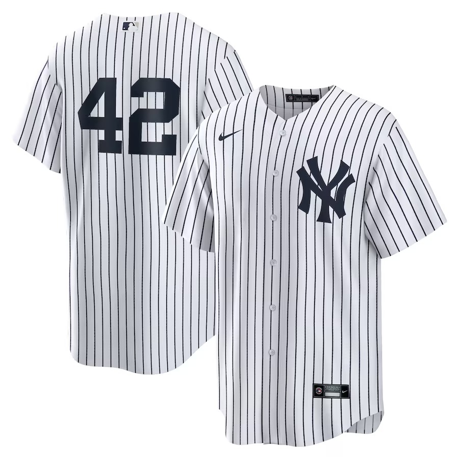 Men's New York Yankees Mariano Rivera Nike White Home Retired Player Replica Jersey - U-jersey