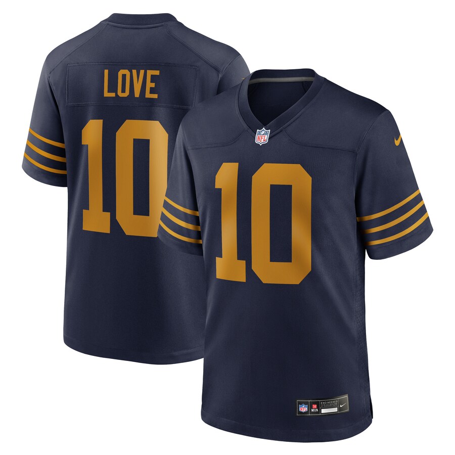 Men's Green Bay Packers Jordan Love Nike Navy The 1923 Classic Game Jersey - U-jersey