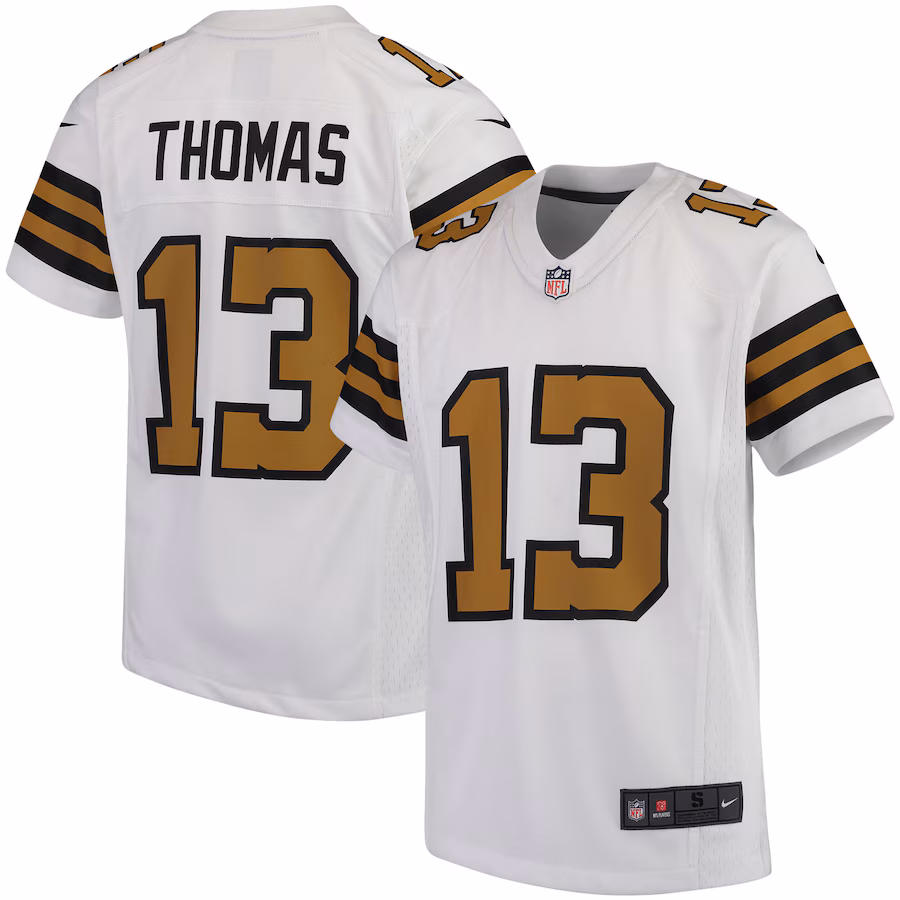 Youth New Orleans Saints Michael Thomas Nike White Game Jersey - U-jersey