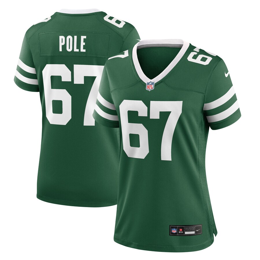 Women's New York Jets Esa Pole Nike Legacy Green Team Game Jersey - U-jersey