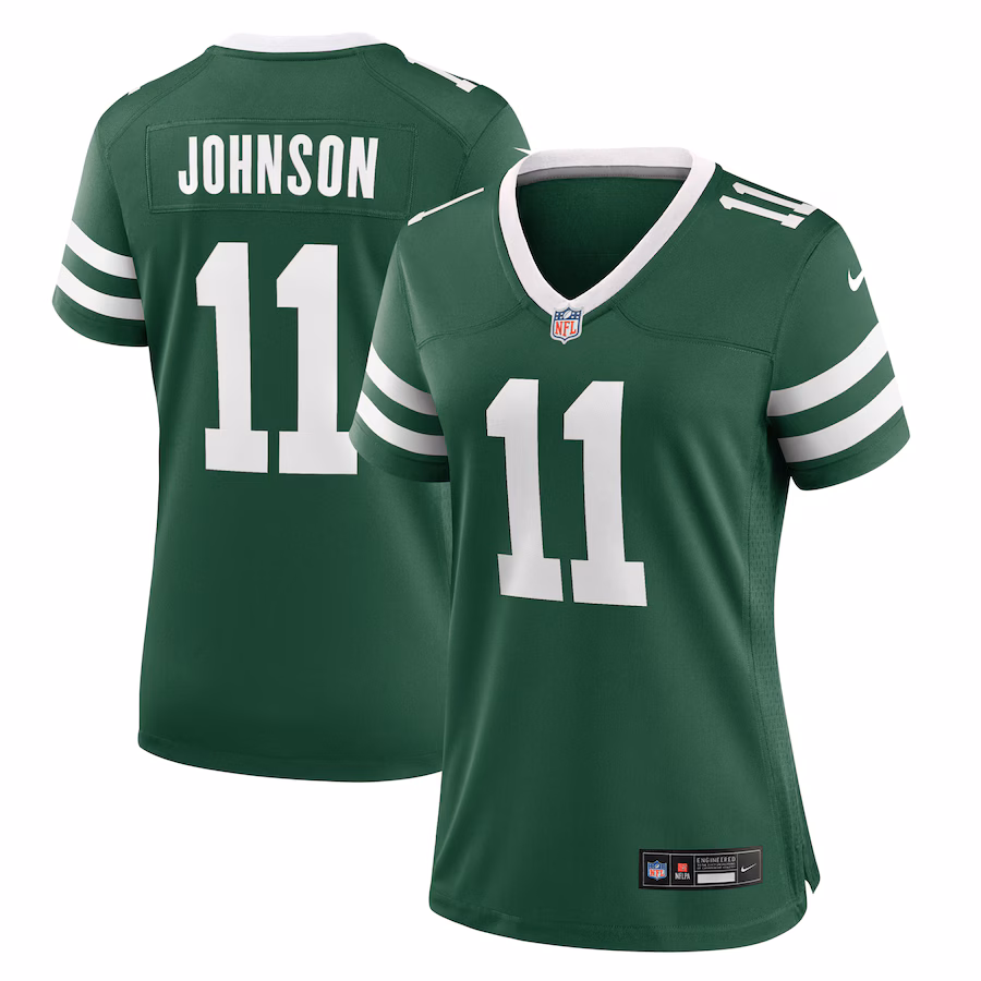 Women's New York Jets Jarrick Bernard-Converse Nike Legacy Green Game Jersey - U-jersey