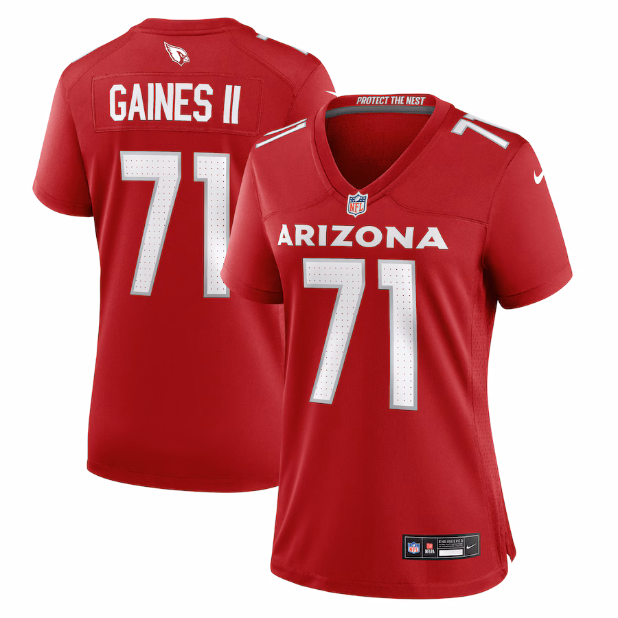 Women's Arizona Cardinals Jon Gaines II Nike Cardinal Team Game Jersey - U-jersey