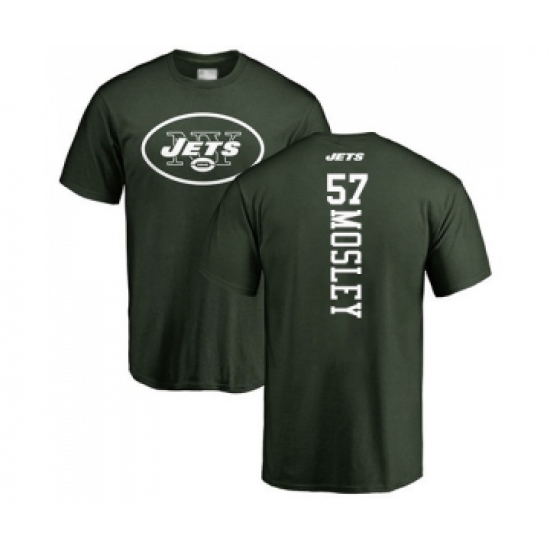 Football New York Jets #57 C.J. Mosley Green Backer T-Shirt - U-jersey