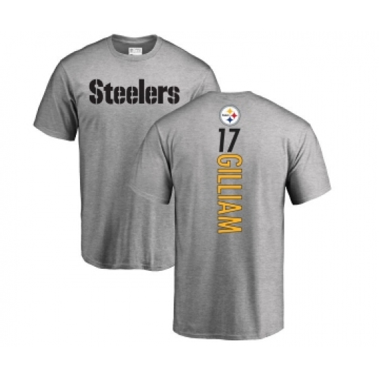 Football Pittsburgh Steelers #17 Joe Gilliam Ash Backer T-Shirt - U-jersey