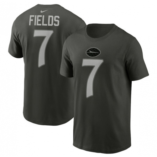 Men's New York Jets #7 Justin Fields Gotham Green 2025 Rivalries Collection Player Name & Number T-Shirt - U-jersey