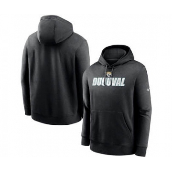 Men's Jacksonville Jaguars Black Fan Gear Local Club Pullover Hoodie - U-jersey