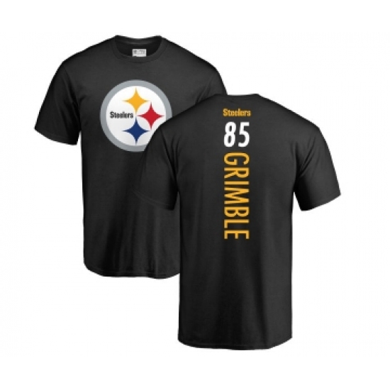 Football Pittsburgh Steelers #85 Xavier Grimble Black Backer T-Shirt - U-jersey