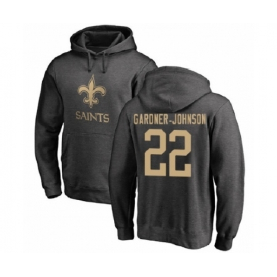Football New Orleans Saints #22 Chauncey Gardner-Johnson Ash One Color Pullover Hoodie - U-jersey