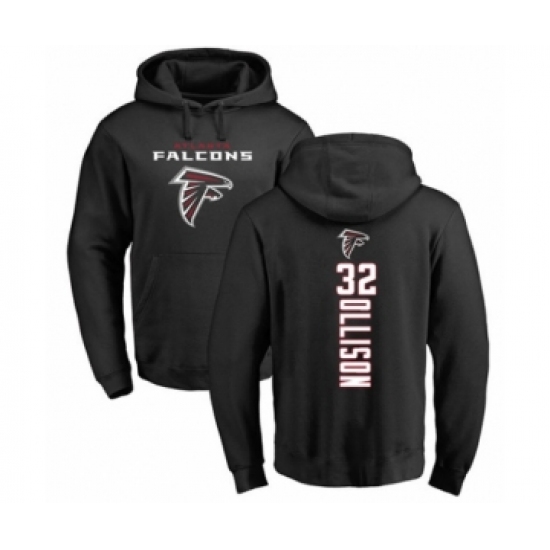 Football Atlanta Falcons #32 Qadree Ollison Black Backer Pullover Hoodie - U-jersey