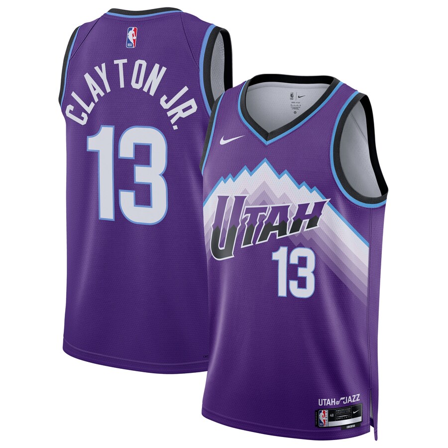 Unisex Utah Jazz Walter Clayton Jr. Nike Purple Swingman Jersey - Icon Edition - U-jersey
