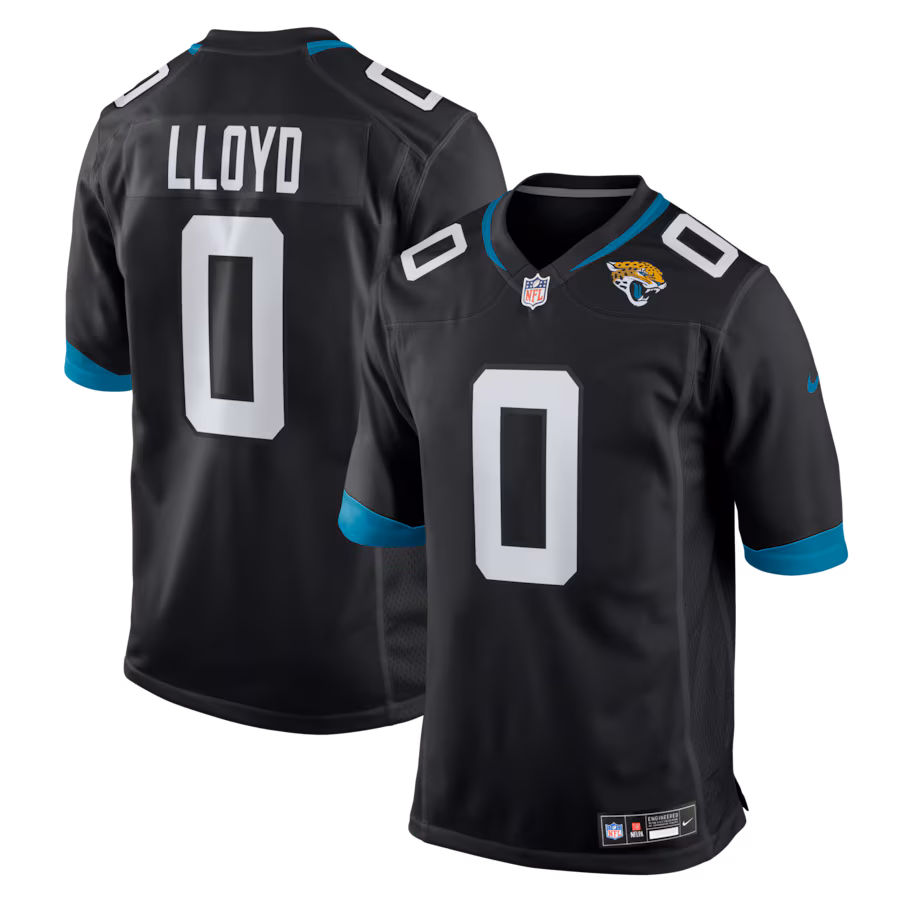 Men's Jacksonville Jaguars Devin Lloyd Nike Black Alternate Game Jersey - U-jersey