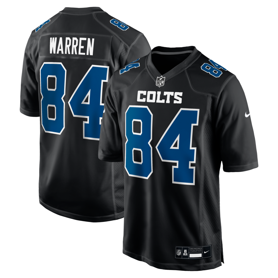 Men's Indianapolis Colts Tyler Warren Nike Black Fashion Game Jersey - U-jersey