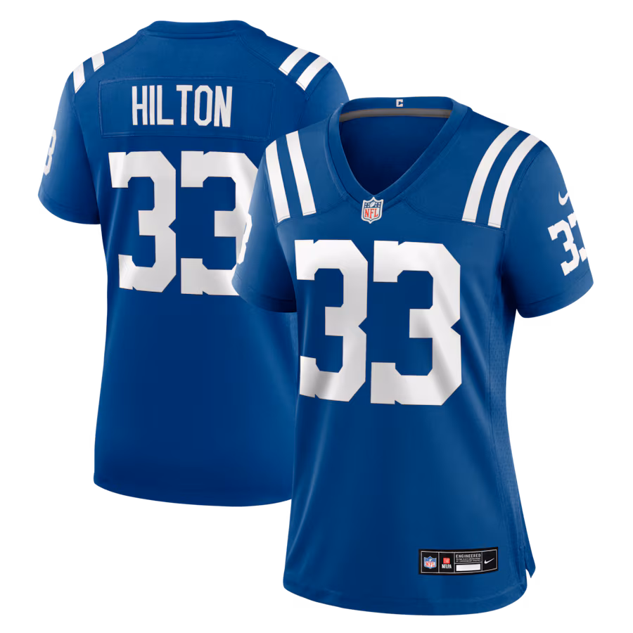 Women's Indianapolis Colts Mike Hilton Nike Royal Team Game Jersey - U-jersey