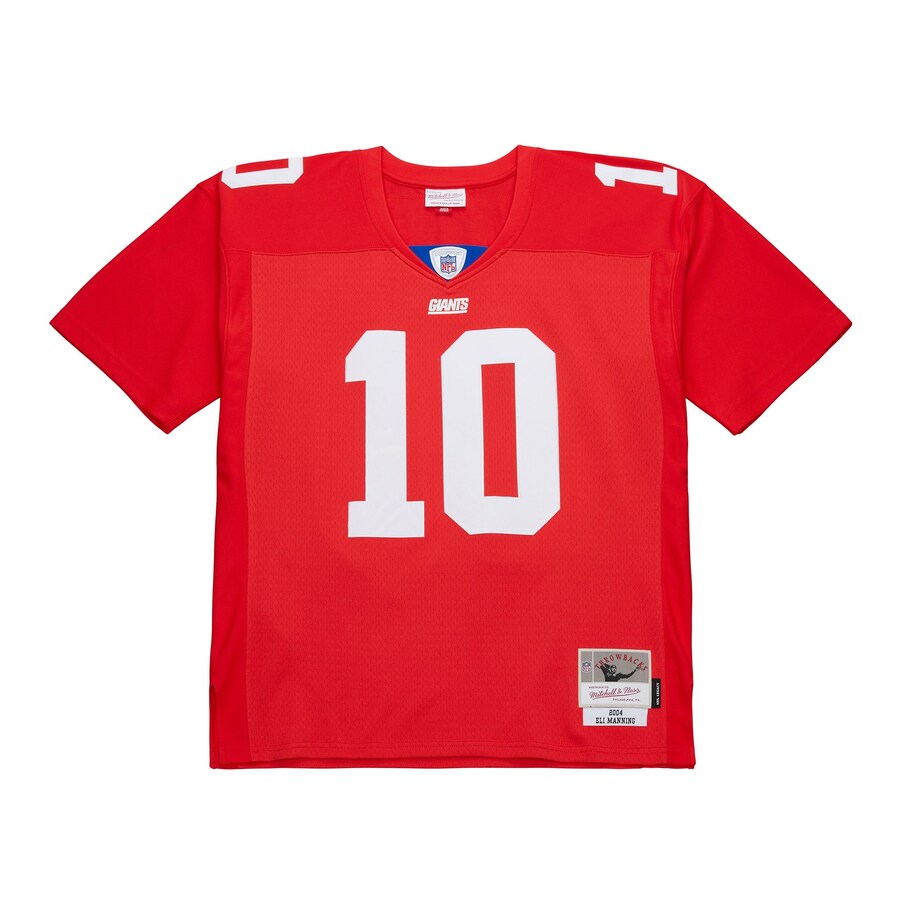 Youth New York Giants Eli Manning Mitchell & Ness Red 2004 Legacy Retired Player Jersey - U-jersey