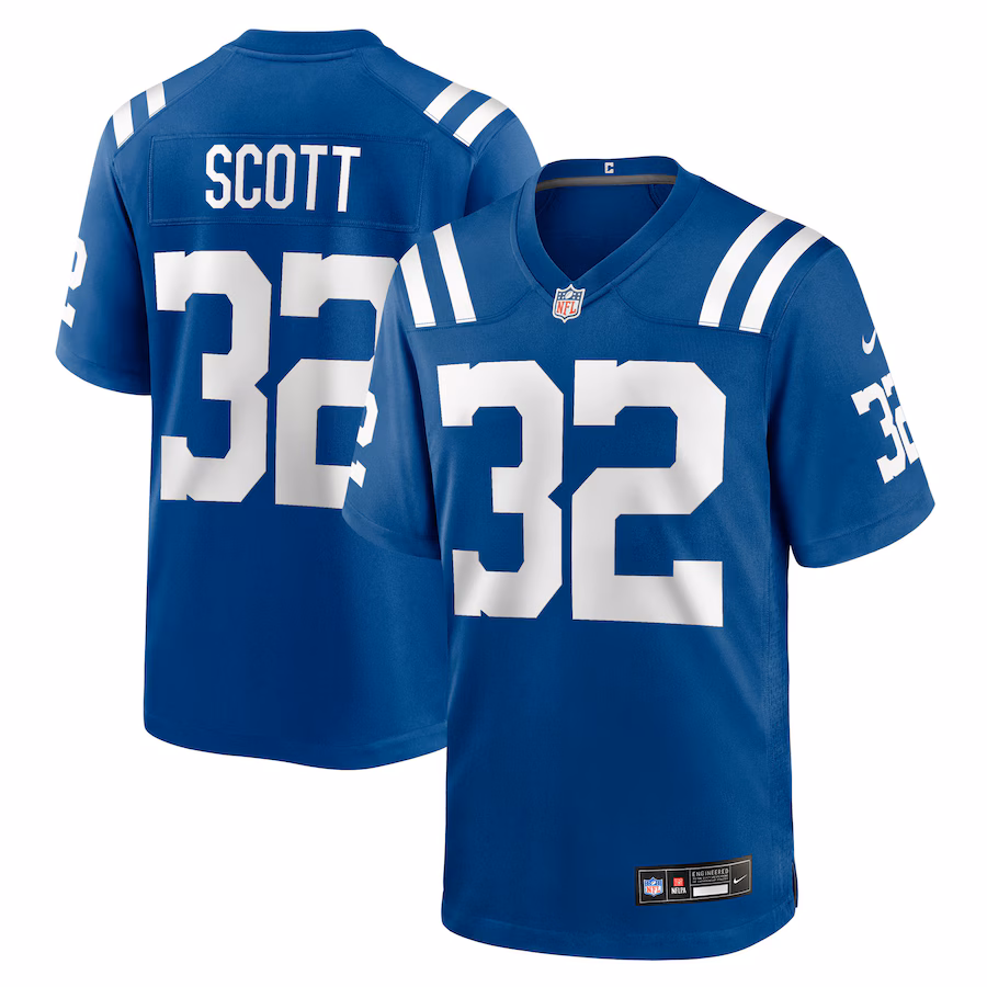 Men's Indianapolis Colts Daniel Scott Nike Royal Team Game Jersey - U-jersey