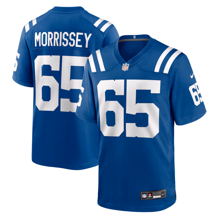 Men's Indianapolis Colts Jimmy Morrissey Nike Royal Team Game Jersey - U-jersey