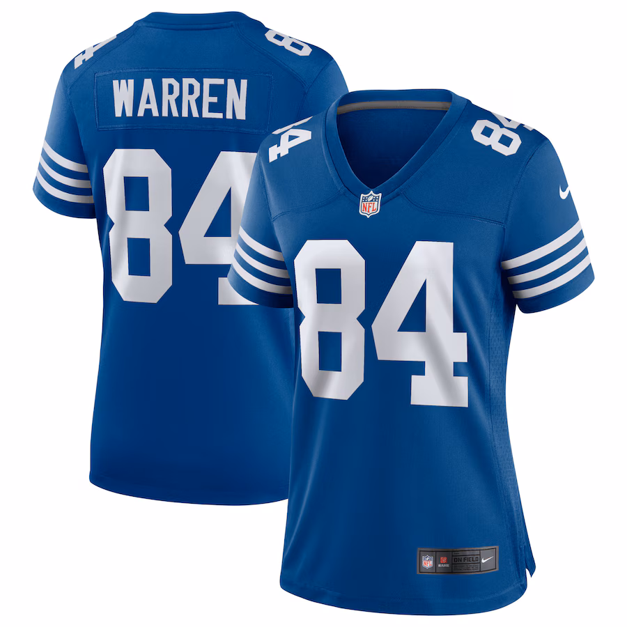 Women's Indianapolis Colts Tyler Warren Nike Royal Alternate Game Jersey - U-jersey