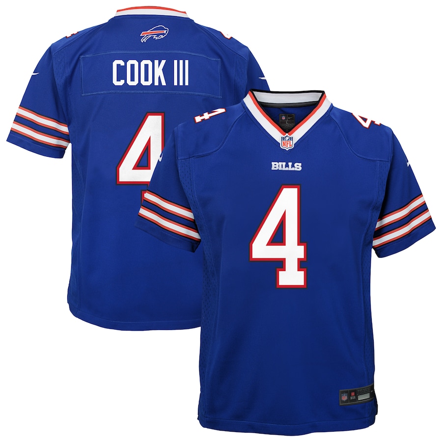 Youth Buffalo Bills James Cook III Nike Royal Game Jersey - U-jersey