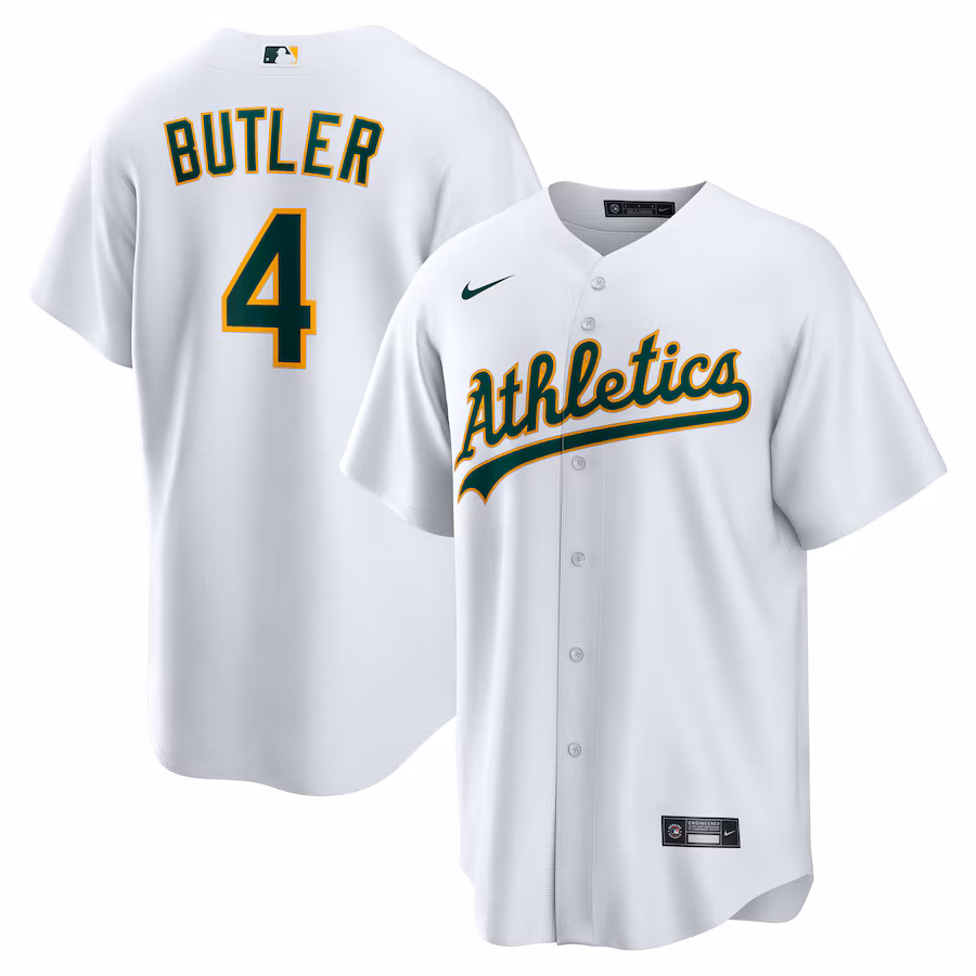 Youth Athletics Lawrence Butler Nike White Home Replica Jersey - U-jersey