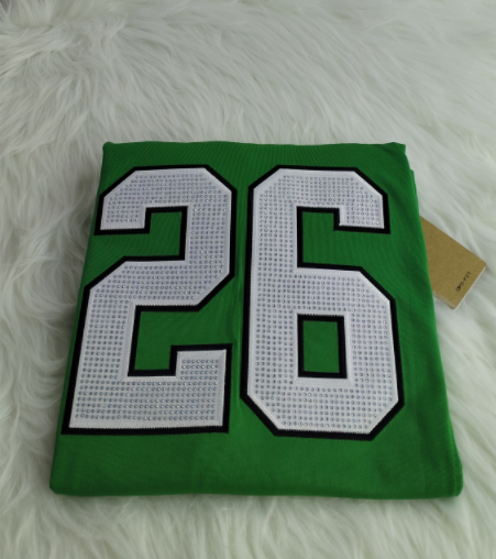 [Diamond-Studded Collector's Edition] aquon Barkley Philadelphia Eagles  Alternate Vapor F.U.S.E. Limited Jersey - Kelly Green - U-jersey