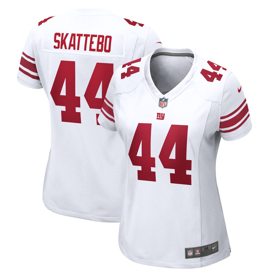 Women's New York Giants Cam Skattebo Nike White Game Jersey - U-jersey
