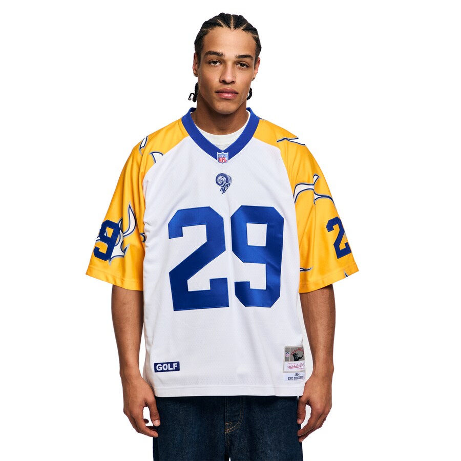 Unisex Los Angeles Rams Eric Dickerson Mitchell & Ness x Golf Wang White 1984 Legacy Fashion Jersey - U-jersey