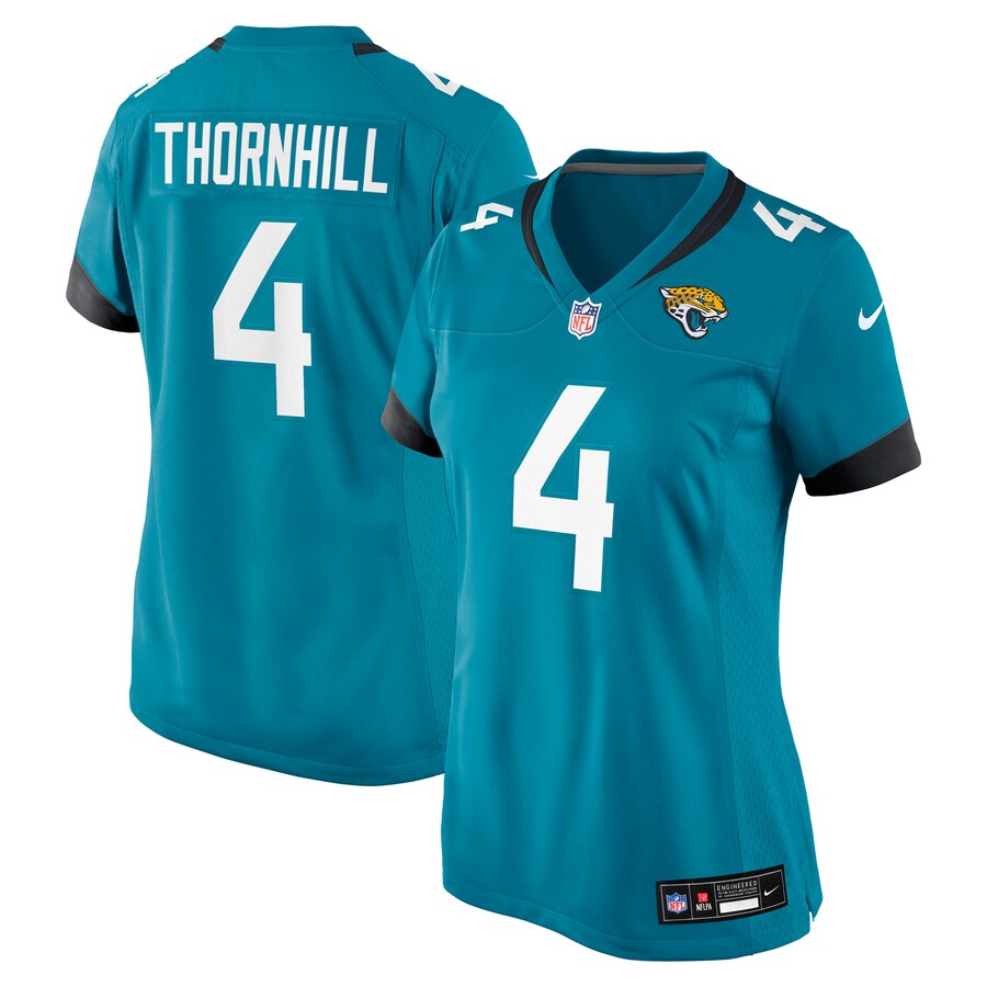 Women's Jacksonville Jaguars Juan Thornhill Nike Teal Team Game Jersey - U-jersey