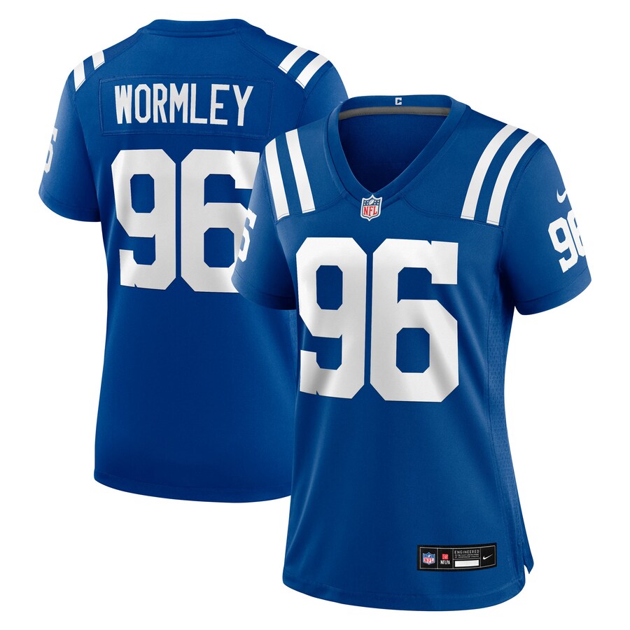 Women's Indianapolis Colts Chris Wormley Nike Royal Team Game Jersey - U-jersey