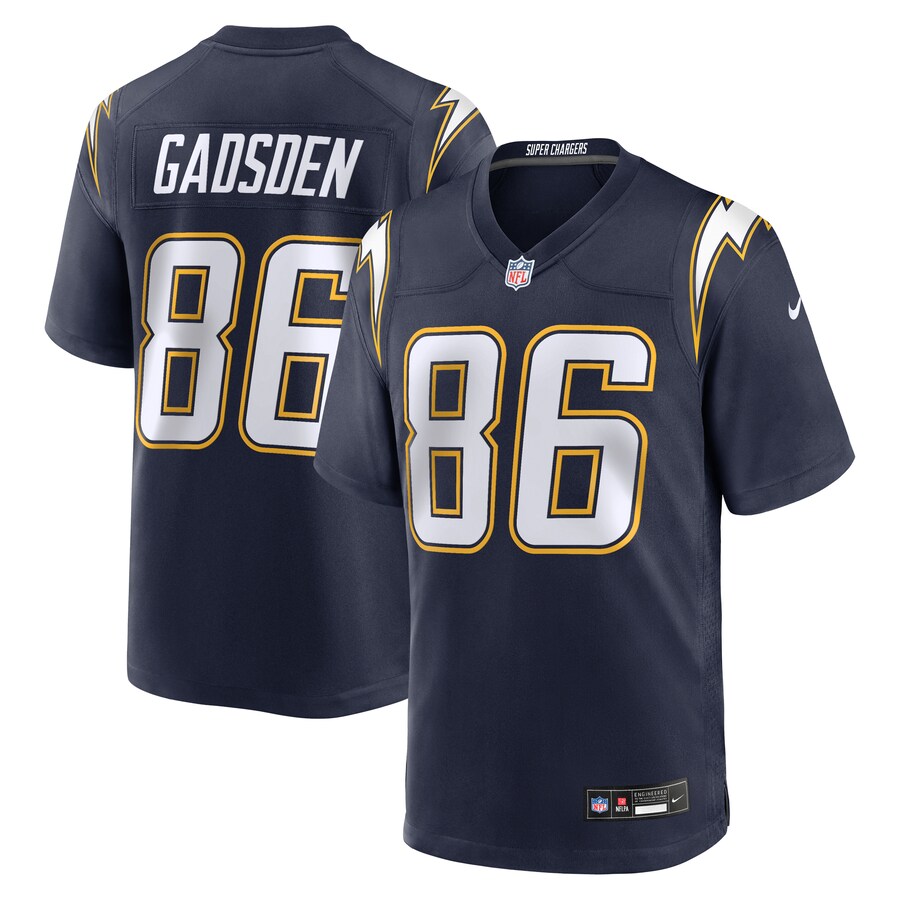 Men's Los Angeles Chargers Oronde Gadsden Nike Navy Alternate 2 Super Chargers Game Jersey - U-jersey